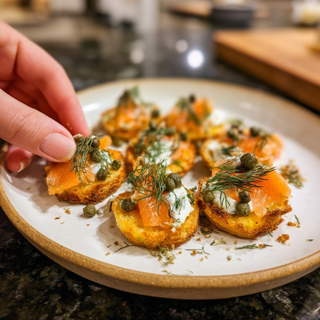 Smoked Salmon Appetizer Bites