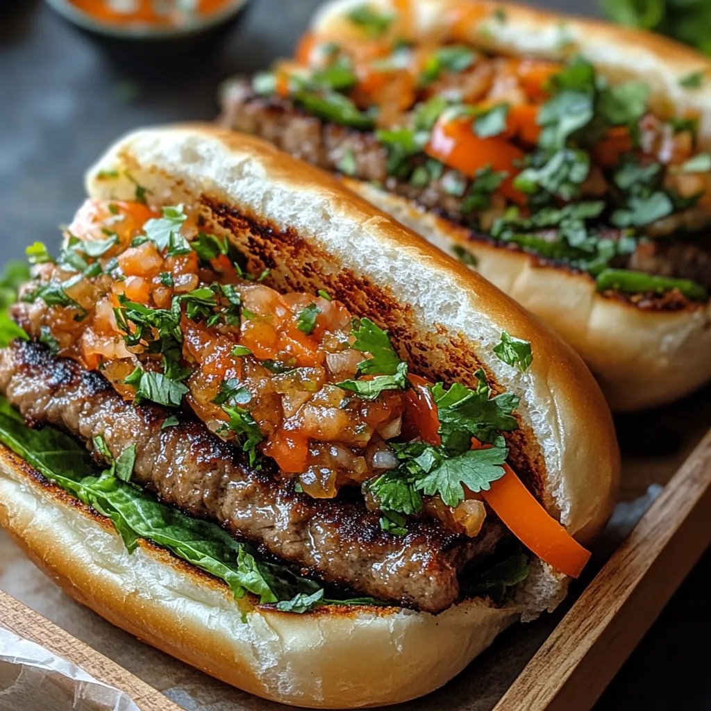 Pork Banh Mi Burger: An Incredible Amazing Recipe to Try