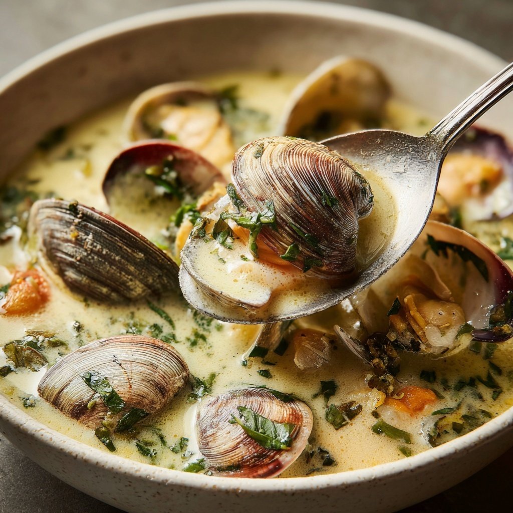 Coconut Broth Clams with Lemongrass
