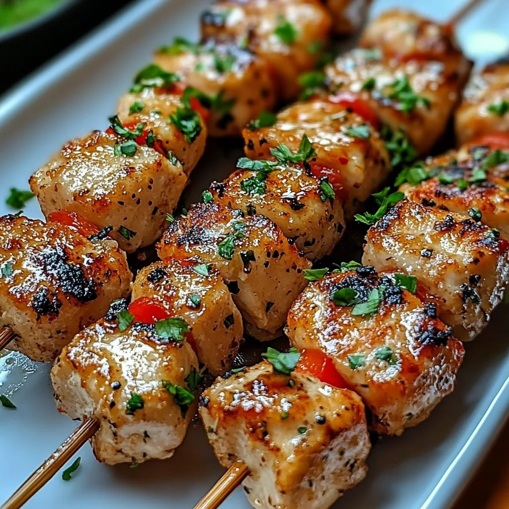 Juicy & Crispy Garlic Parmesan Chicken Skewers: An Incredible Ultimate Recipe