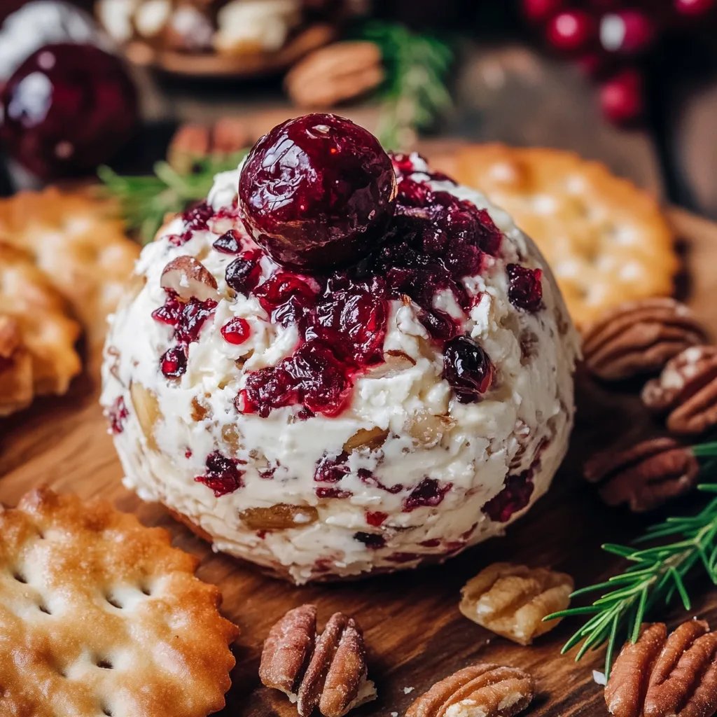 Cranberry Pecan Cheese Ball