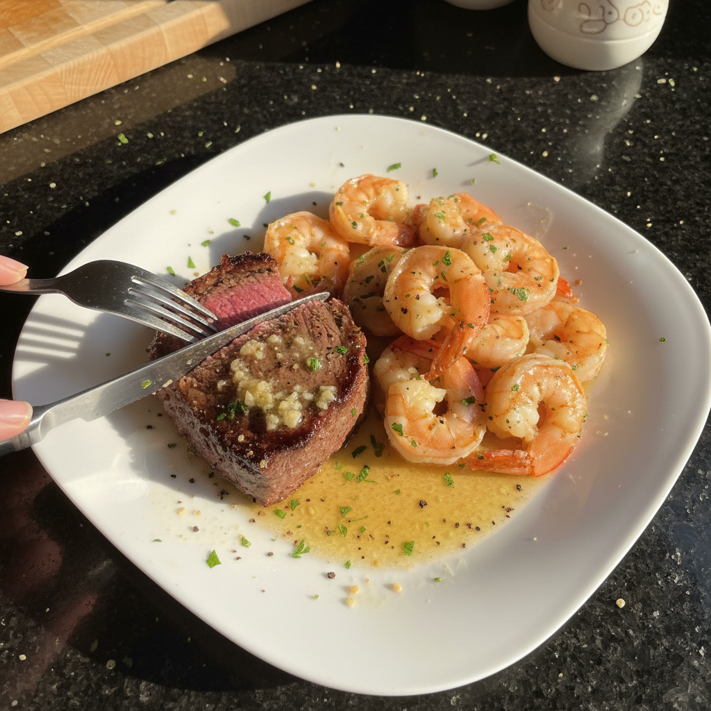 Charming Valentine's Surf and Turf